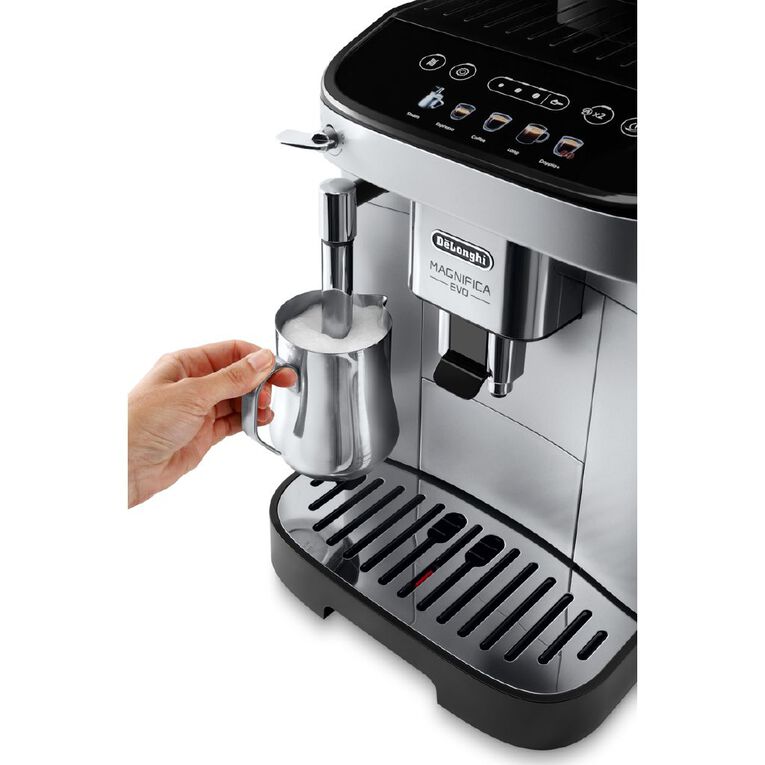 Delonghi Magnifica Evo Fully Automatic Coffee Machine Silver Black