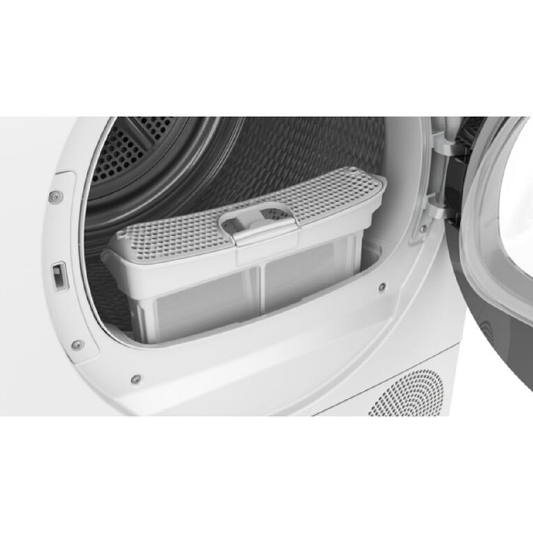 Bosch 8kg Series 8 Heat Pump Dryer - White, , hi-res