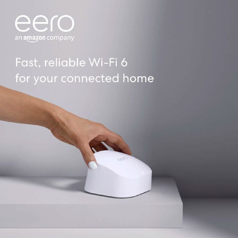 Amazon eero 6 | 900Mbps Mesh Wi-Fi 6 Router/Extender - 1 Pack, , hi-res