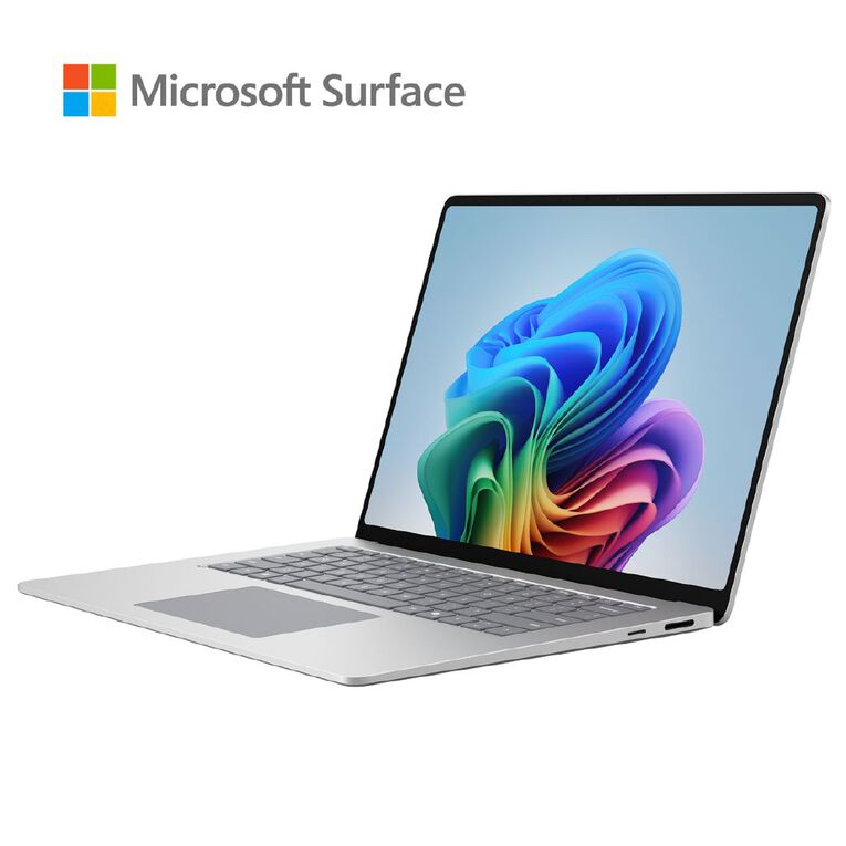 Microsoft Surface Laptop 15 Inch Snapdragon X2 Plus 16GB RAM 512GB Platinum Windows 11 Copilot+ PC, , hi-res
