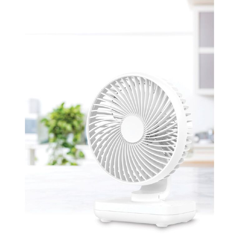 Sheffield Rechargeable Desk Fan, , hi-res