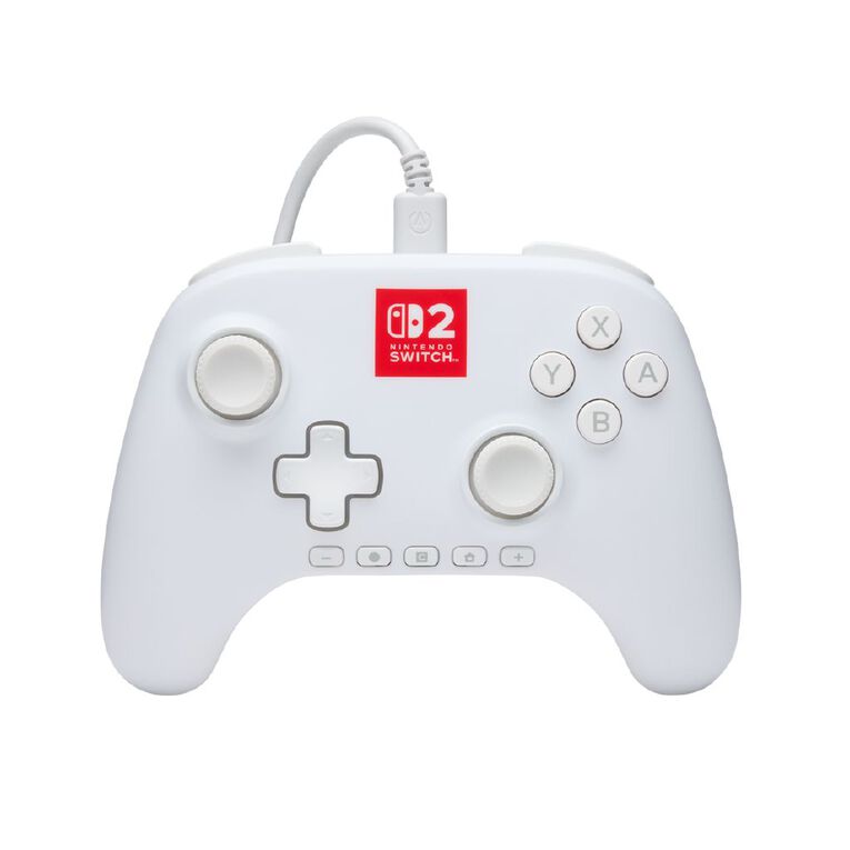 PowerA Advanced Wired Controller for Nintendo Switch 2 with Lumectra - White, , hi-res