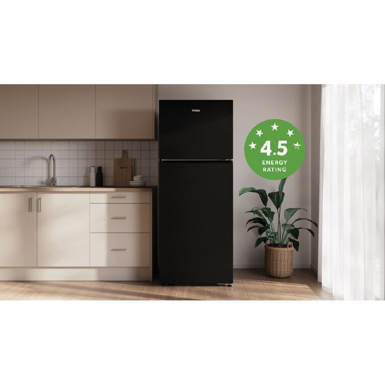 Haier 443L 300 Series Top Mount Fridge Freezer - Black, , hi-res