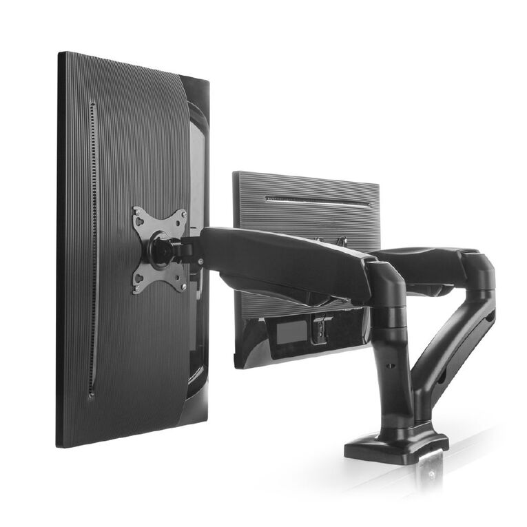 Bracom Economy Dual-Screen Spring-Assisted Monitor Arm, , hi-res