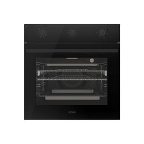 Haier 60cm 300 Series 7 Function Wall Oven - Black