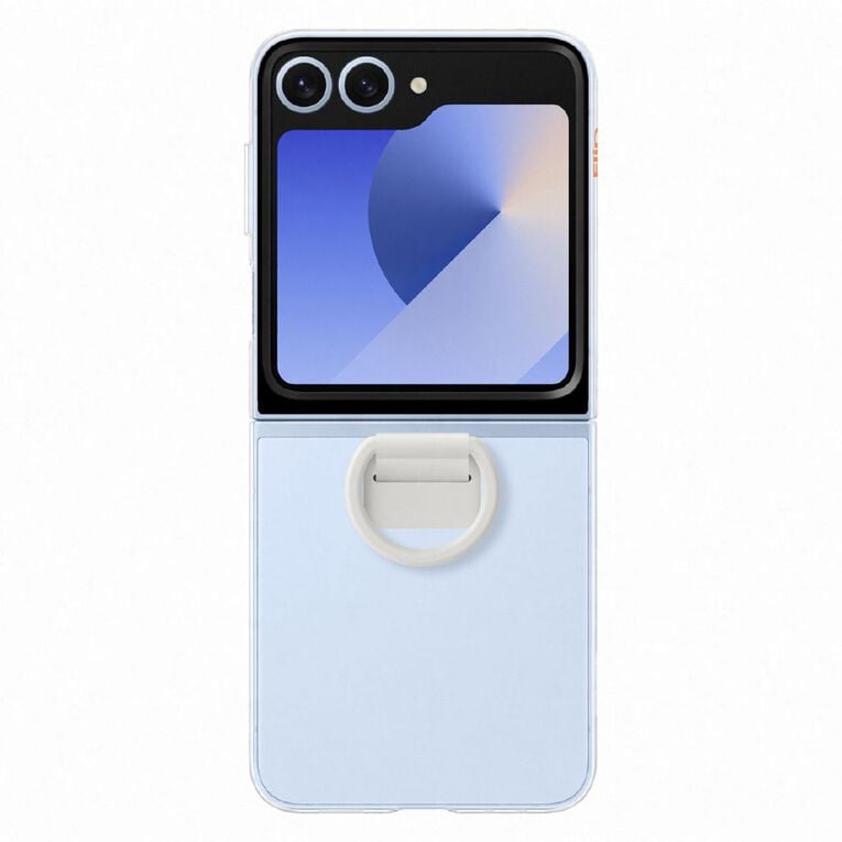 Samsung Flip6 Case with Ring - Clear, , hi-res