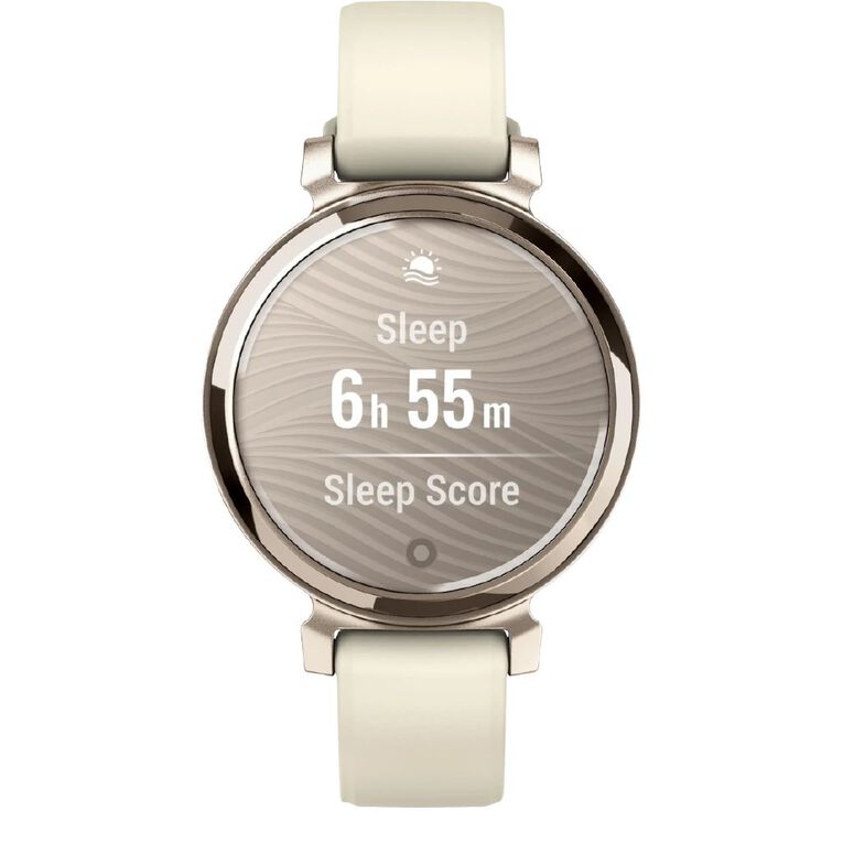 Garmin Lily 2 Cream Gold/Coconut Silicone Band, , hi-res