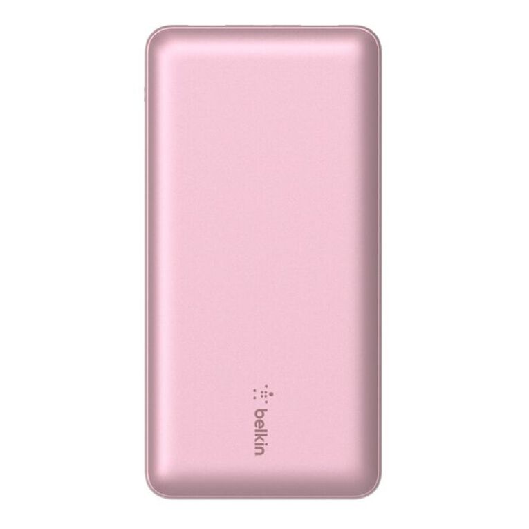 Belkin 20K USB-A and USB-C 15W Power Bank - Pink, , hi-res