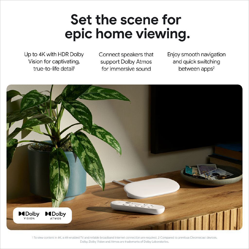 Google TV Streamer 4K - White - Noel Leeming