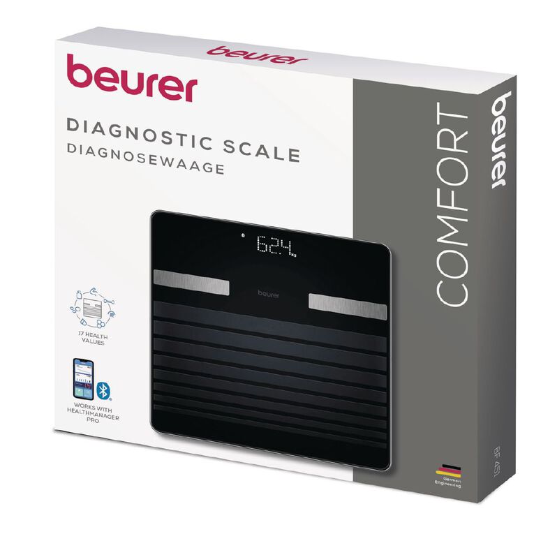 Beurer BF451 Bluetooth Glass Body Fat Scale, , hi-res
