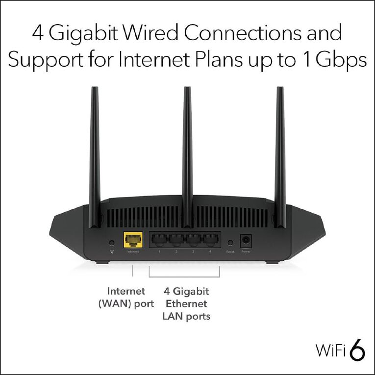 Netgear Nighthawk AX3000 AX4 4-Stream Wifi 6 Router, , hi-res