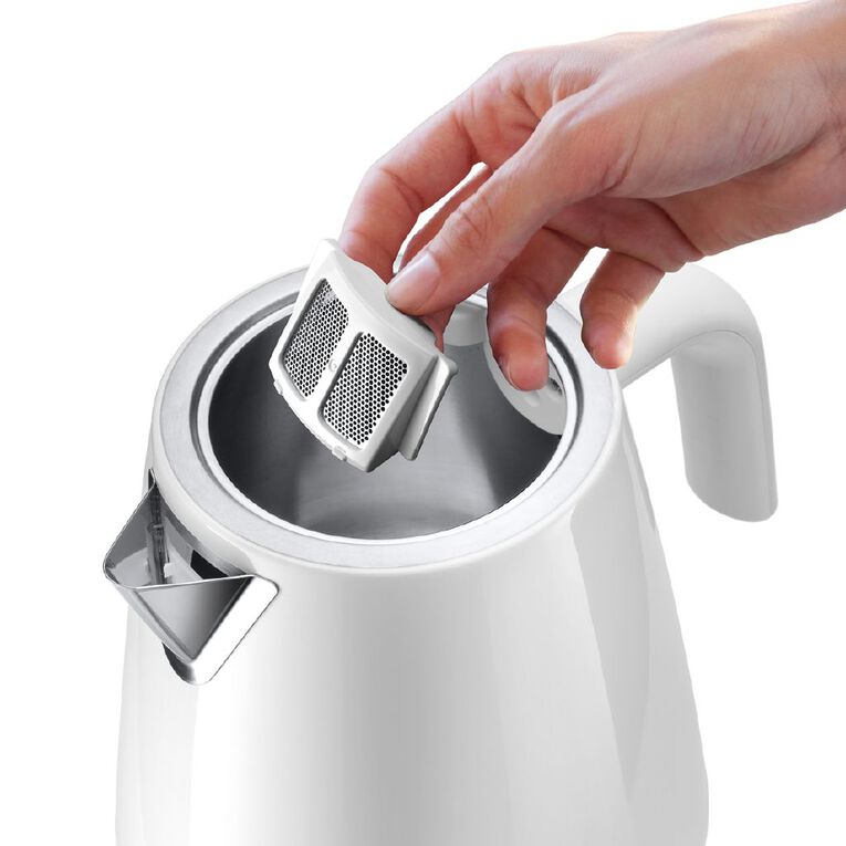 Delonghi Eclettica Variable Temperature Kettle White, , hi-res