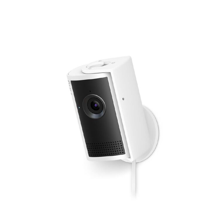 Ring Indoor Camera Plus 2K Security Camera Plug-In White, , hi-res