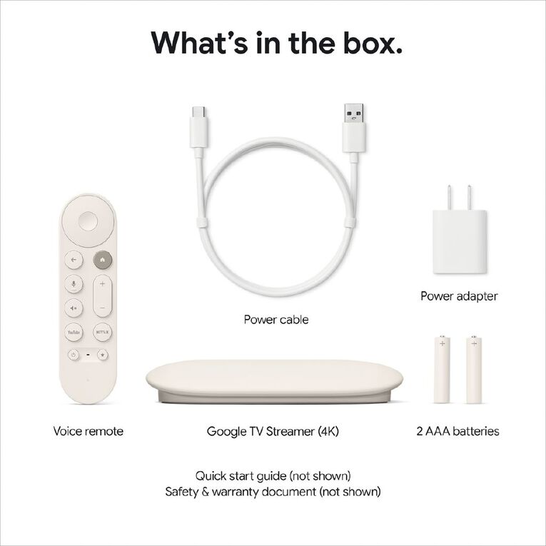 Google TV Streamer 4K - White, , hi-res