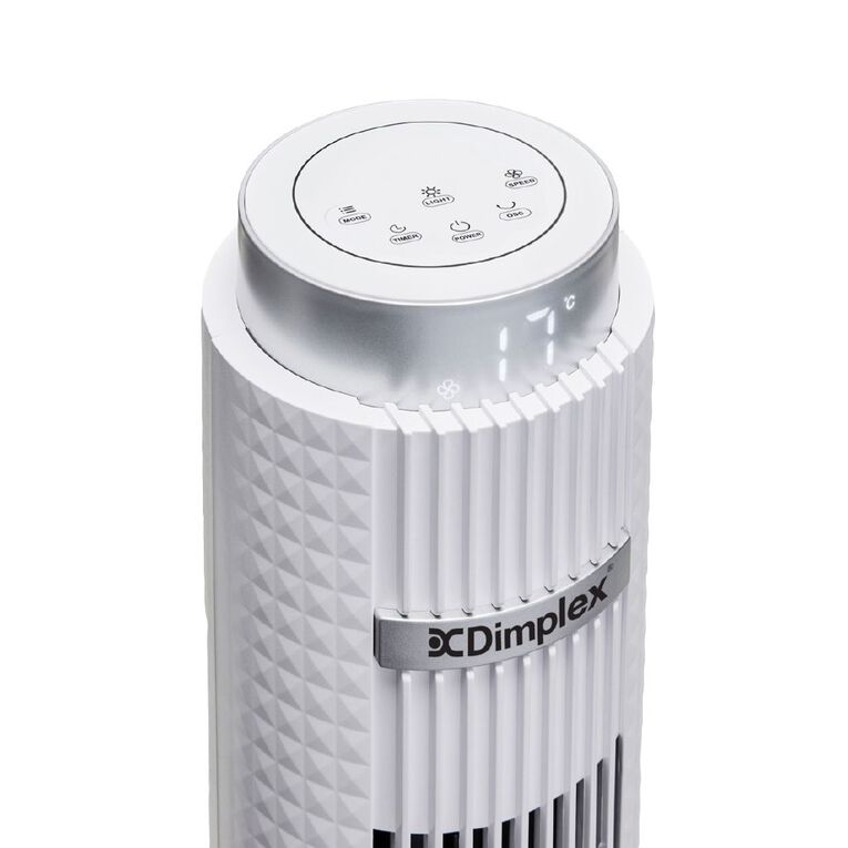 Dimplex 117cm Tower Fan With Night Light, , hi-res