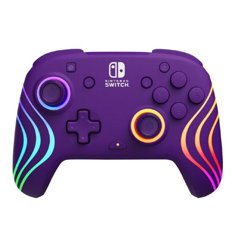 PDP Afterglow Wave Wireless Nintendo Switch Controller - Purple, , hi-res