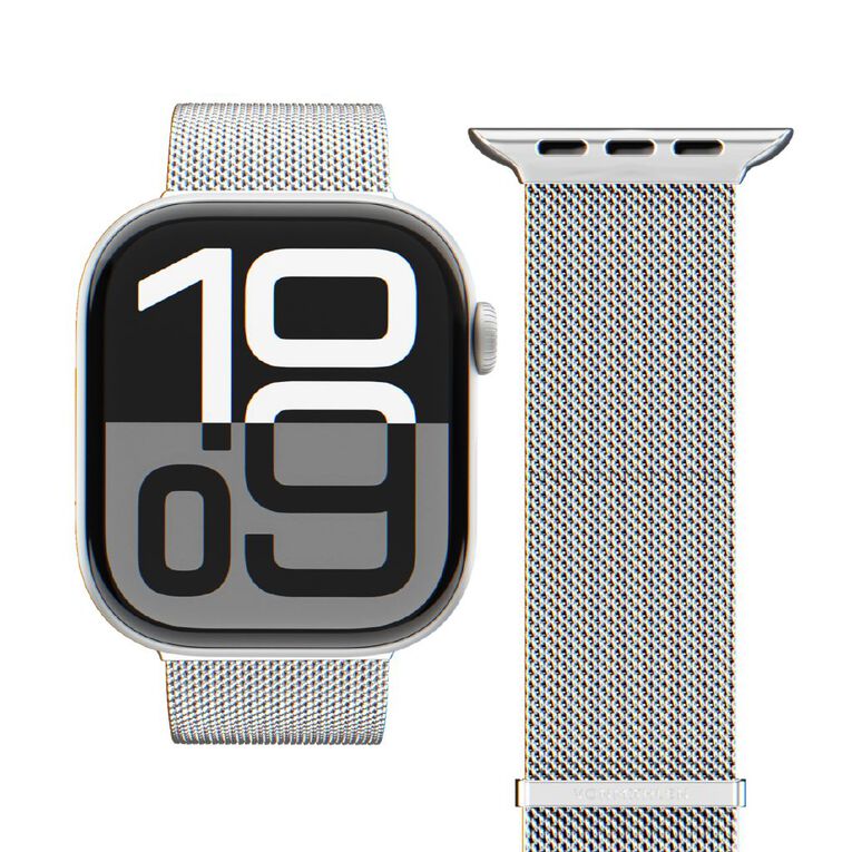 Vonmahlen Milanese Loop 2 for Apple Watch (40-42mm) - Silver, , hi-res