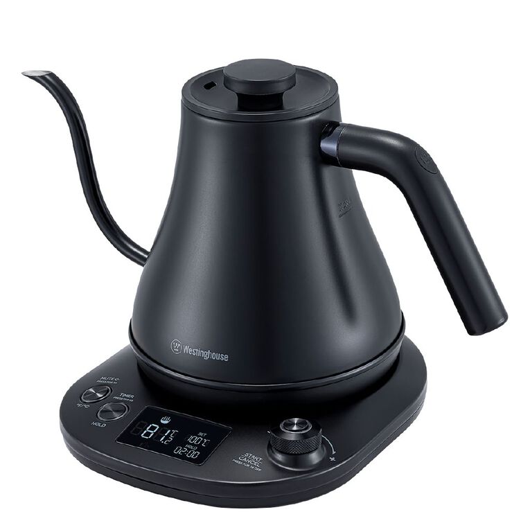 Westinghouse Gooseneck Kettle Black, , hi-res
