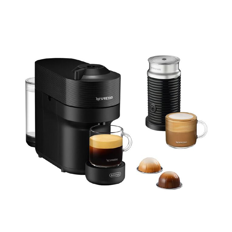 Nespresso Vertuo Pop Bundle by DeLonghi Black Noel Leeming