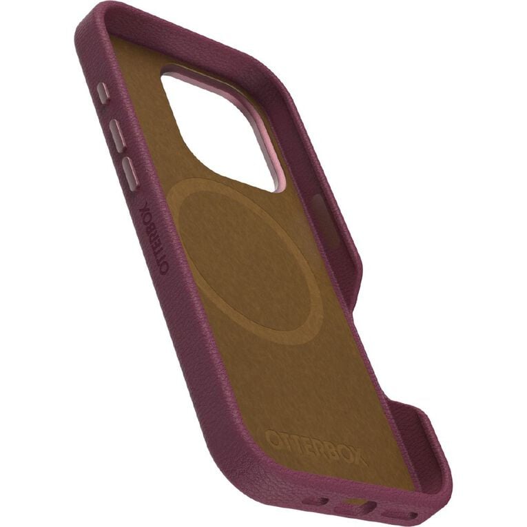 OtterBox Symmetry Cactus Leather Case for iPhone 16 Pro - Maroon Bells, , hi-res