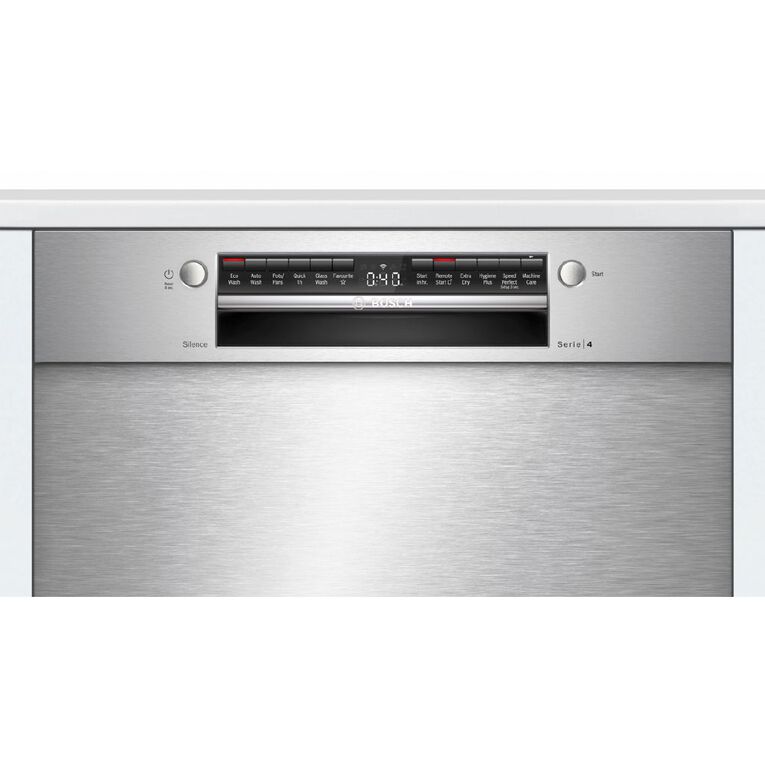 Bosch 60cm Series 4 Built Under Dishwasher - Brushed Steel, , hi-res