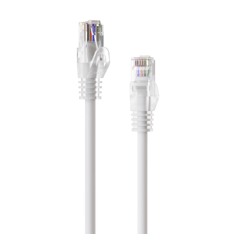 Alogic CAT6 Network Ethernet Cable with Eco Packaging, 5m - White, , hi-res
