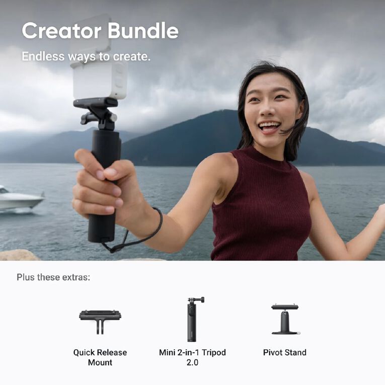 Insta360 Go&nbsp;Ultra&nbsp;Creator Bundle - Midnight Black, , hi-res