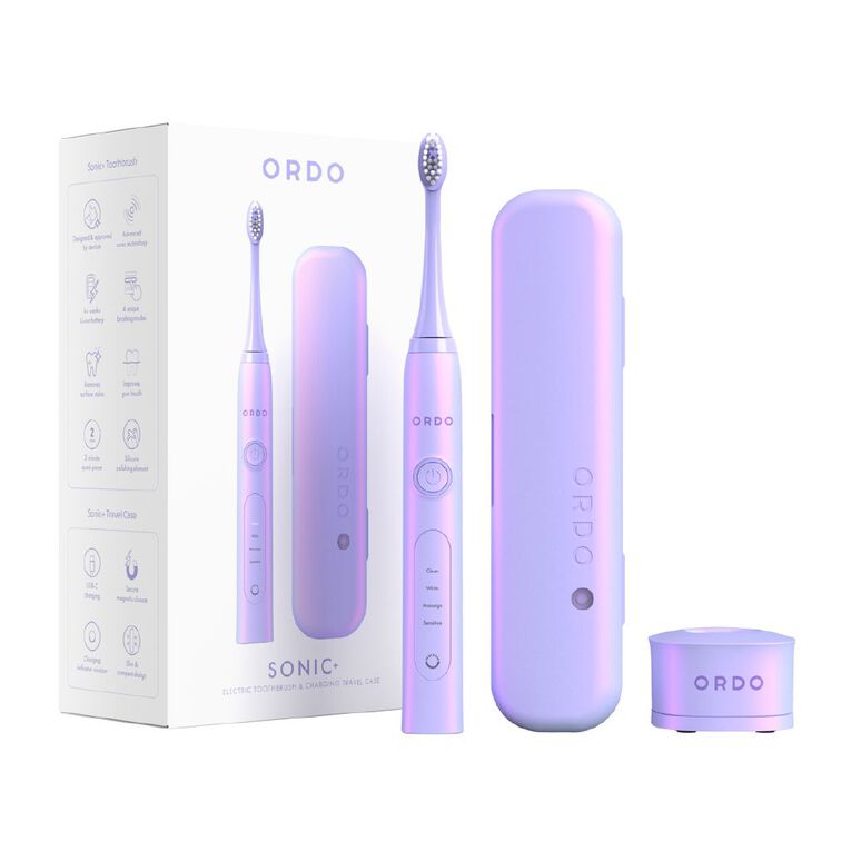 Ordo Sonic+ Electric Toothbrush Travel Case Bundle - Pearl Violet, , hi-res
