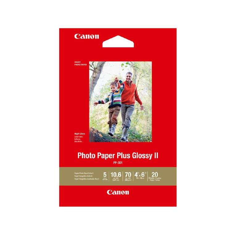 Canon Photo Paper Plus Glossy II 4x6" 20 Pack, , hi-res