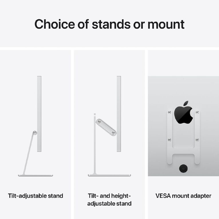 Apple Studio Display - Standard glass - Tilt- and height-adjustable stand, , hi-res