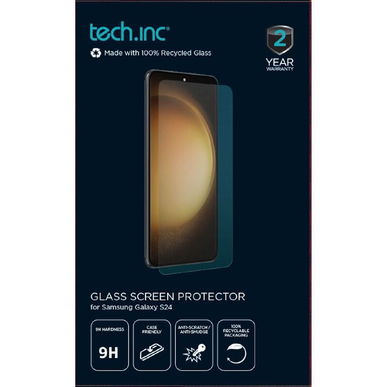 Tech.Inc Clear Film Screen Protector for Samsung S24, , hi-res