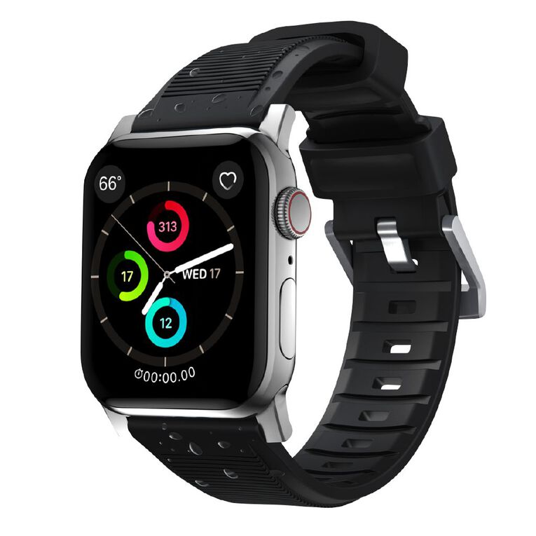 Nomad Rugged Band for Apple Watch (42 / 44-46 / 49mm / ULTRA) - Silver Hardware, , hi-res