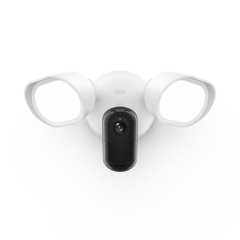 Arlo Wired Floodlight Camera - White, , hi-res