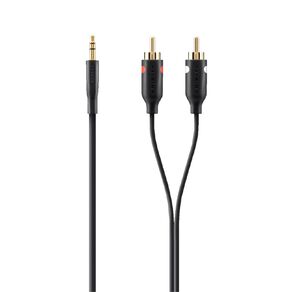 Belkin Essential Series Stereo RCA to 3.5mm AUX Audio Cable 2m
