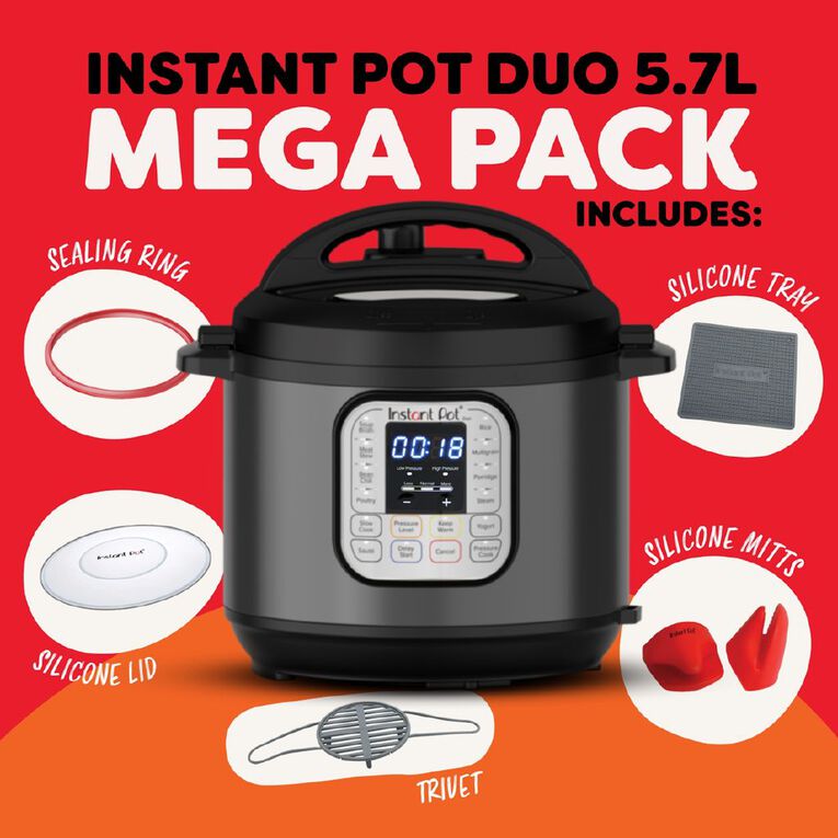 Instant Pot Duo 5.7L Multi Cooker Mega Bundle, , hi-res