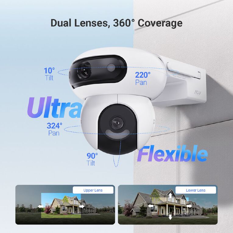 EZVIZ HB90 Dual 3K Camera With Solar Panel and 16GB SD Card, , hi-res