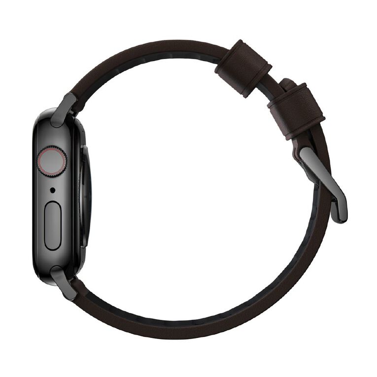Nomad Active Band Pro for Apple Watch (42 / 44-46 / 49mm / ULTRA) - Brown Leather / Black Hardware, , hi-res