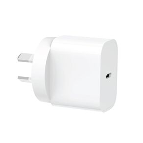 Laser USB-C 20W GaN Wall Charger -White