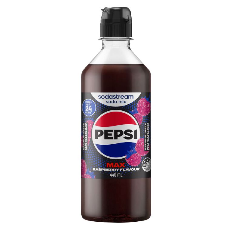 Sodastream Pepsi Max Raspberry 440mL Syrup, , hi-res