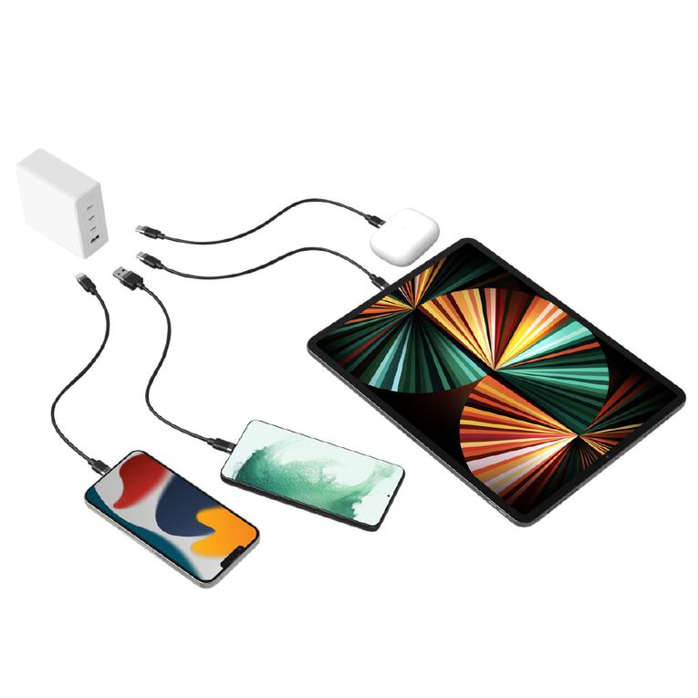 Mophie USB-C PD 120W GaN Hub Adapter - White, , hi-res