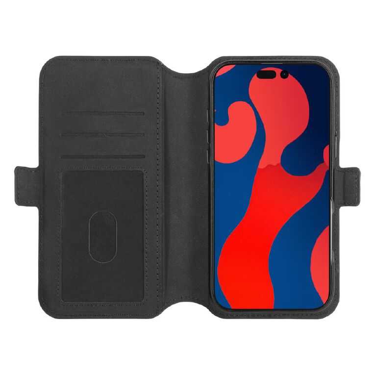 3SIXT Neo Wallet MagSafe Case for iPhone 16 Pro Max - Black, , hi-res