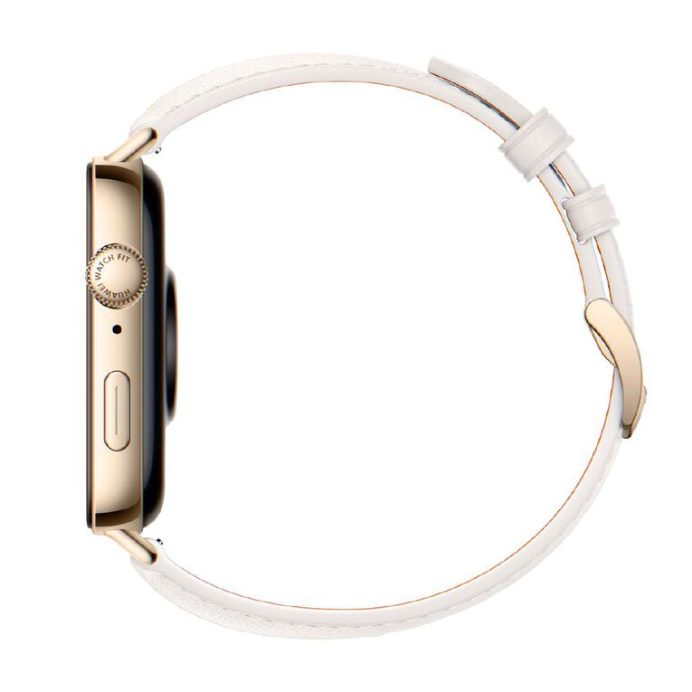 Huawei Watch Fit 3 - White Leather Strap, , hi-res