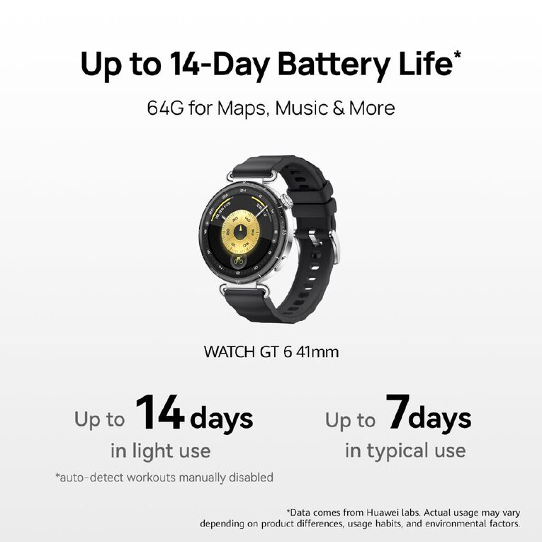 Huawei Watch GT 6 41mm - Black, , hi-res