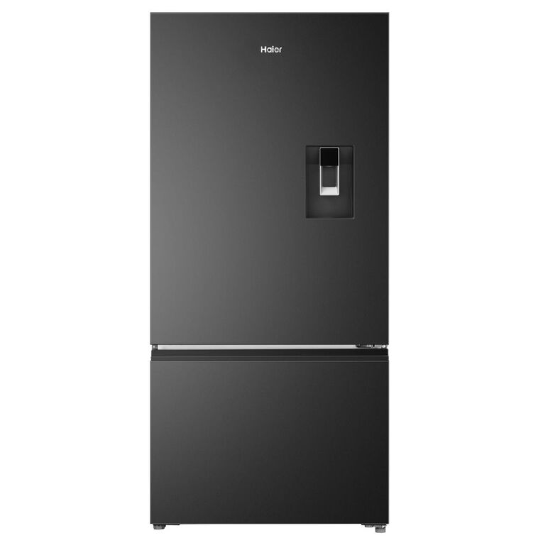Haier 514L 500 Series Bottom Mount Fridge Freezer Non-plumbed Water - Black, , hi-res