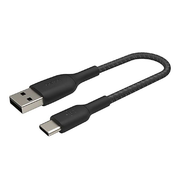 Belkin Braided USB-C Cable 15cm - Black, , hi-res