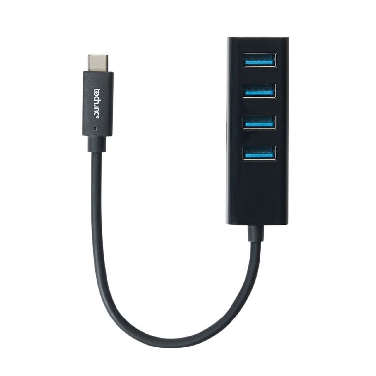 Tech.Inc USB-C 4 Port USB Adapter, , hi-res