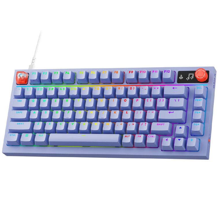 Logitech G316 X 75 Wired Gaming Keyboard - Lilac, , hi-res