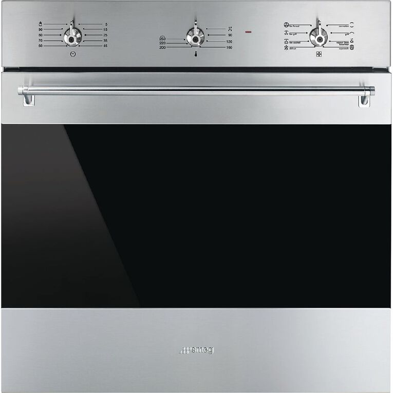 Smeg 60cm 8Function Electric Wall Oven Stainless Steel Noel Leeming