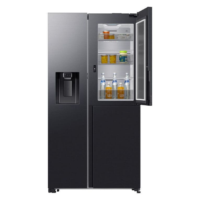 Samsung 627L Side By Side Food Showcase Fridge Freezer - Dark Stainless (SRS6250S), , hi-res
