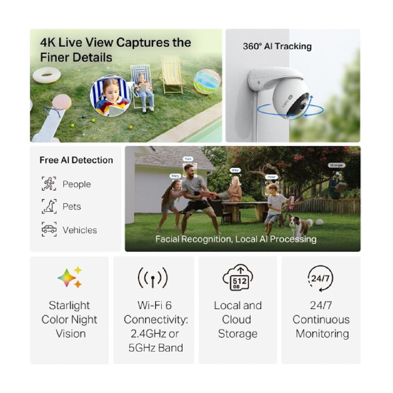 TP-Link Tapo C560WS Outdoor Pan/Tilt Security Wifi Camera, , hi-res